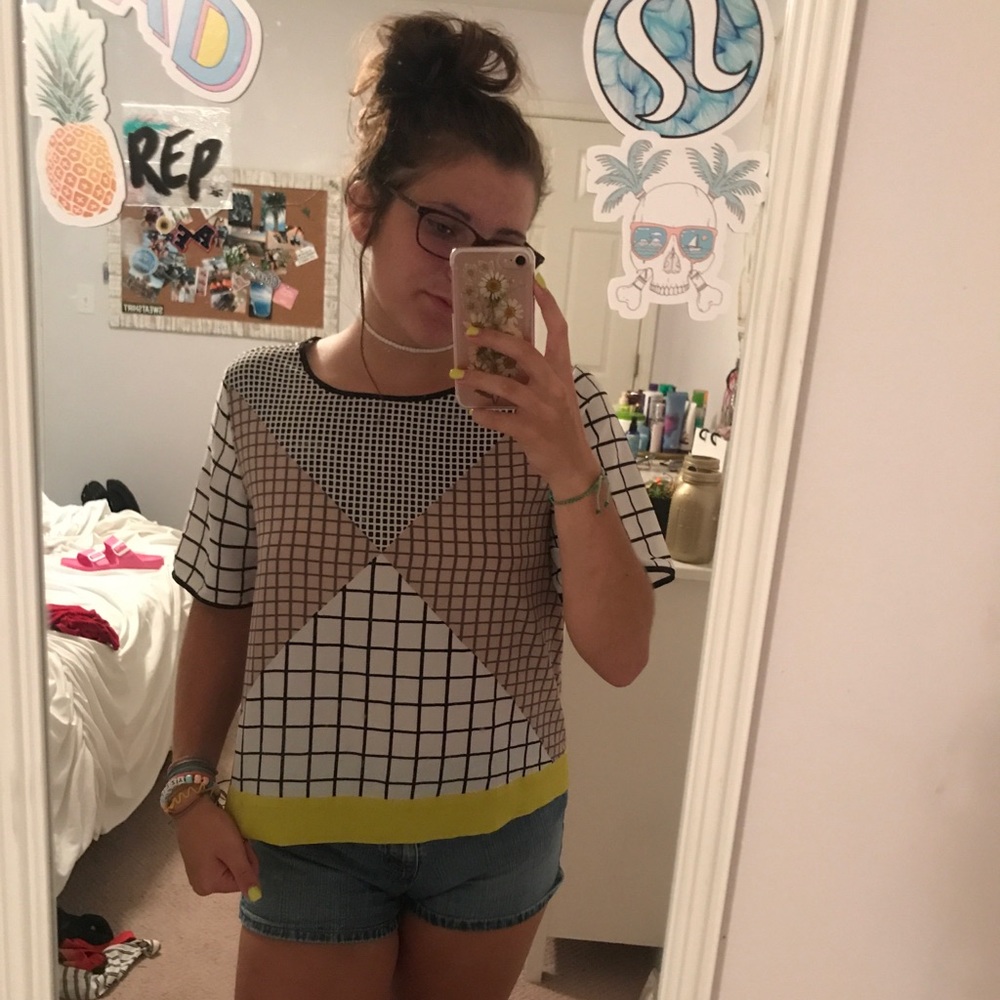 Multi colored blouse